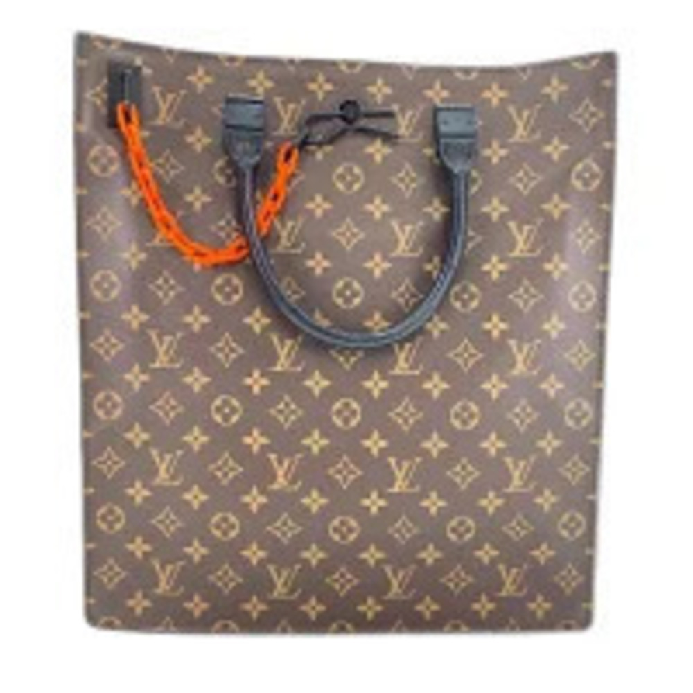 Louis Vuitton Sac Plat Handbag Brown